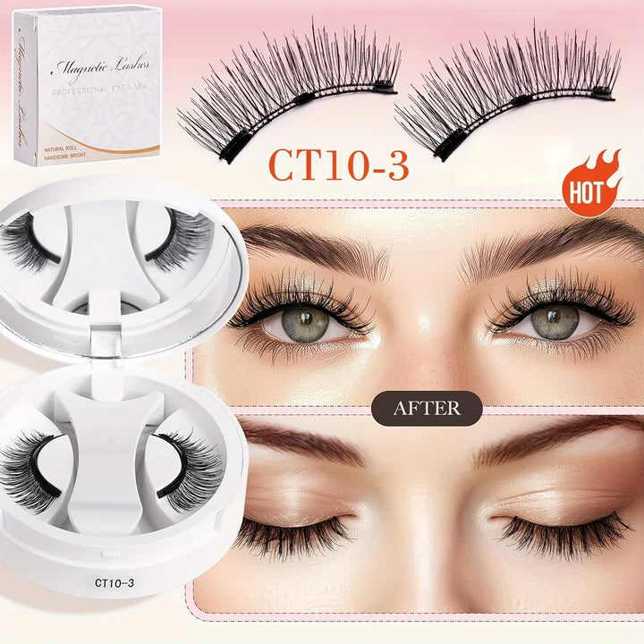 🧲 2 sets de pestañas Imantadas + Aplicador GRATIS – Mirada de impacto en segundos