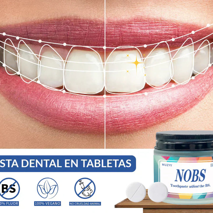 NOBS - PASTA DENTAL EN TABLETAS NANOHIDROXIAPATITA