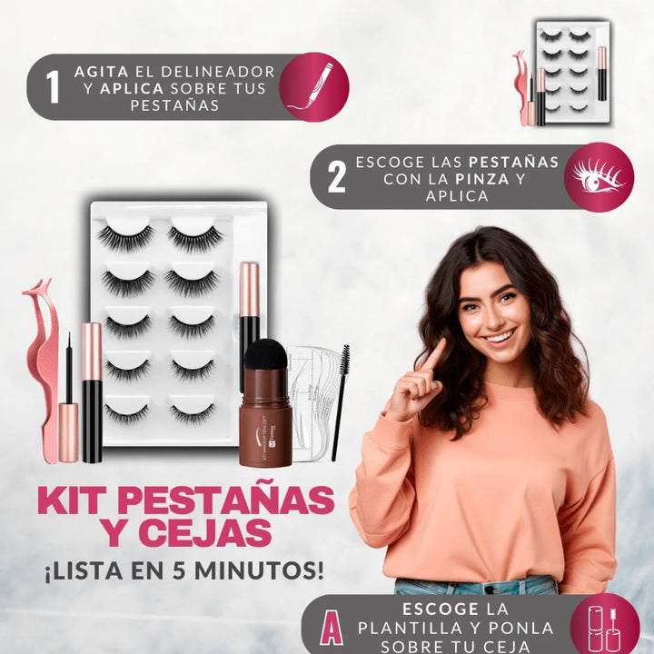 Kit Pestañas y Cejas