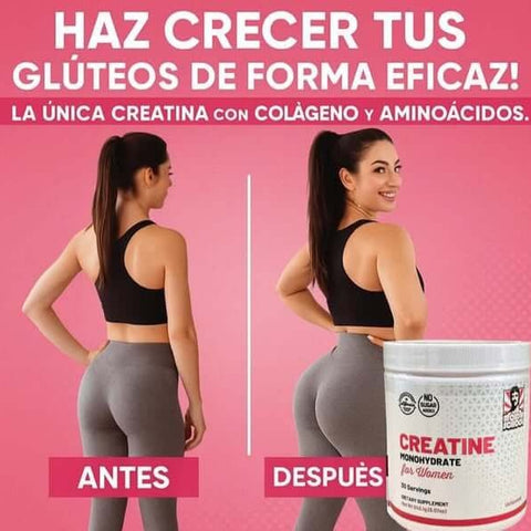 Monohidrato de Creatina para Mujeres, escoge tu pack