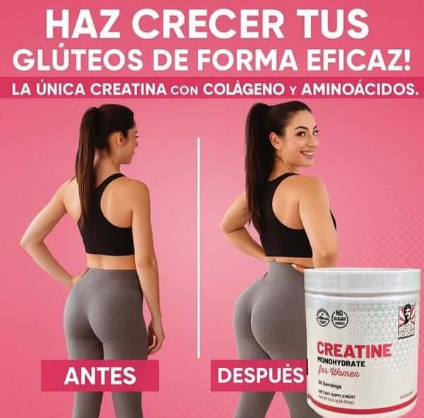 Monohidrato de Creatina para Mujeres, escoge tu pack