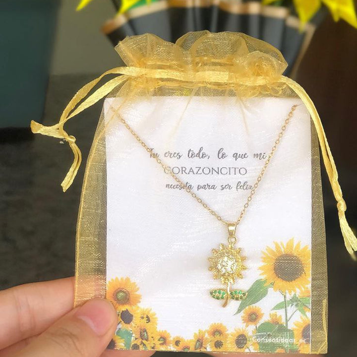 COLLAR GIRASOLES  GIRATORIOS ANTI-ESTRES (personaliza tu combo con caja sorpresa)