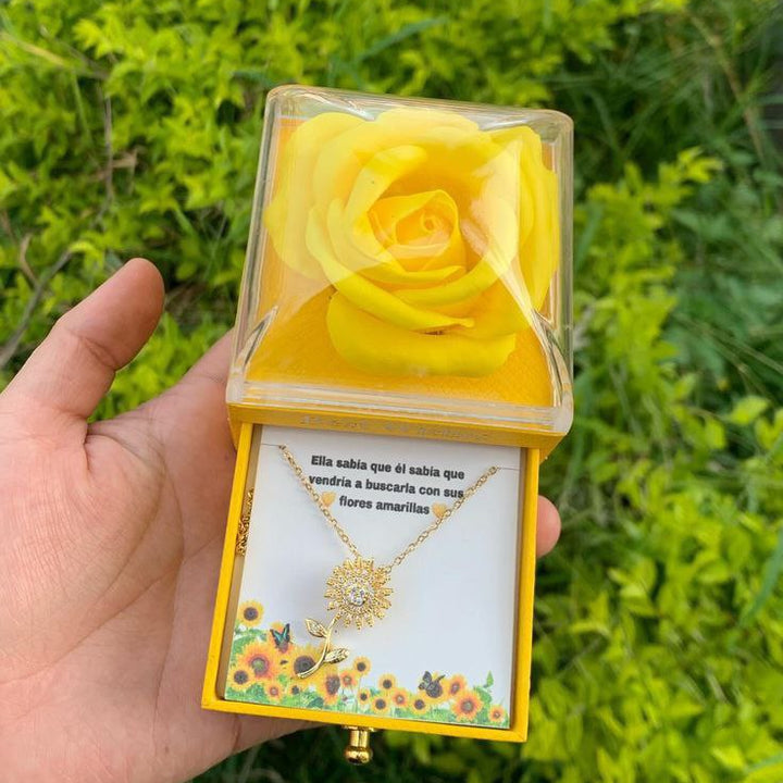 COLLAR GIRASOLES  GIRATORIOS ANTI-ESTRES (personaliza tu combo con caja sorpresa)