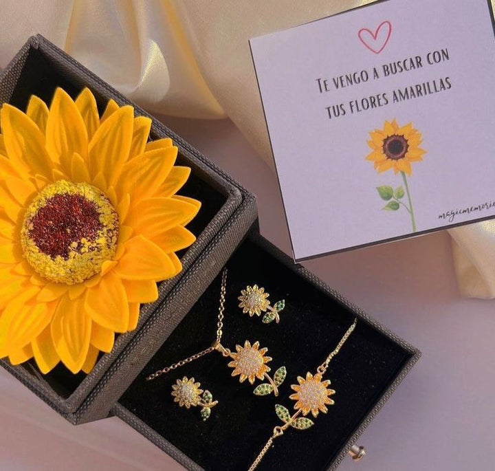 COLLAR GIRASOLES  GIRATORIOS ANTI-ESTRES (personaliza tu combo con caja sorpresa)